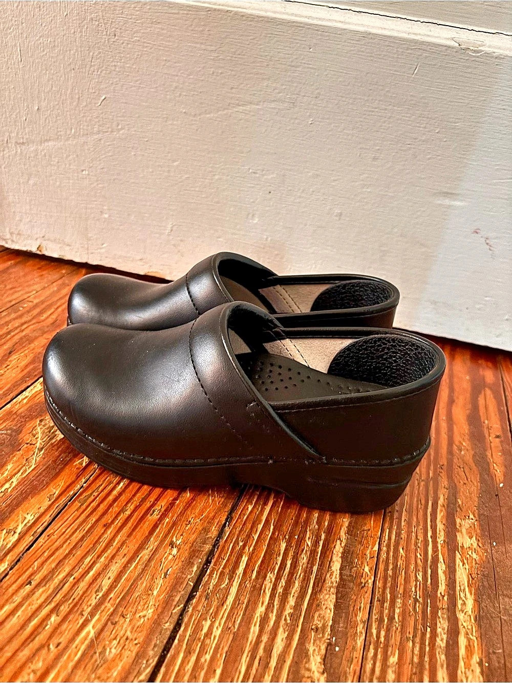 Dansko Professional Clog Black Leather Clogs